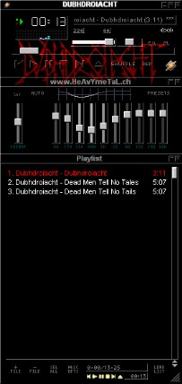 Dubhdroiacht Winamp skin